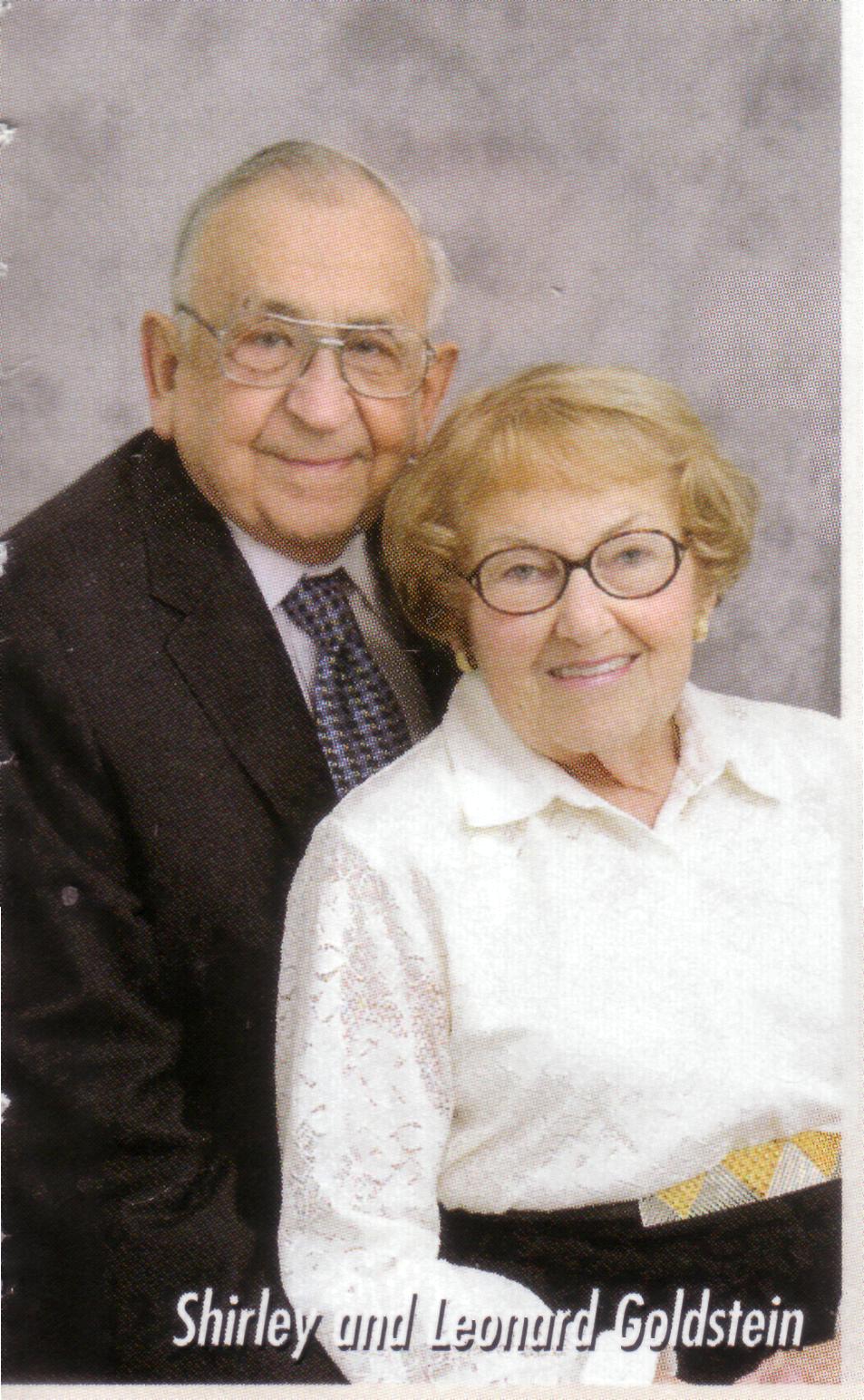 Shirley and Leonard Goldstein Shirley and Leonard Goldstein
